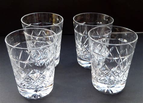 tudor crystal whisky glasses